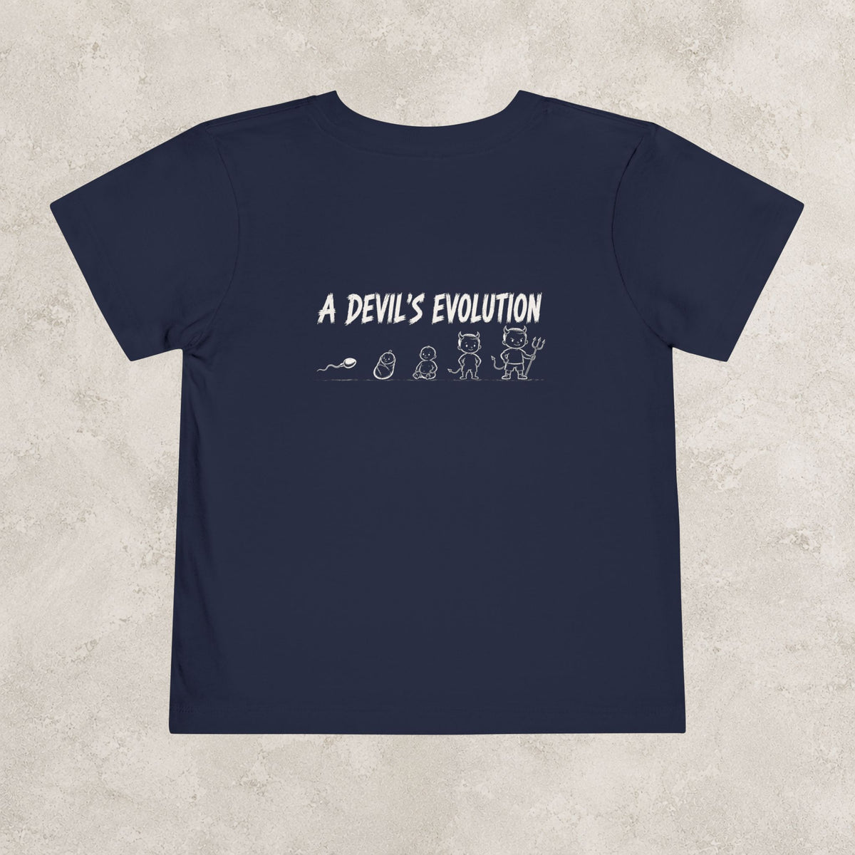 A Devil's Evolution — Toddler Tee