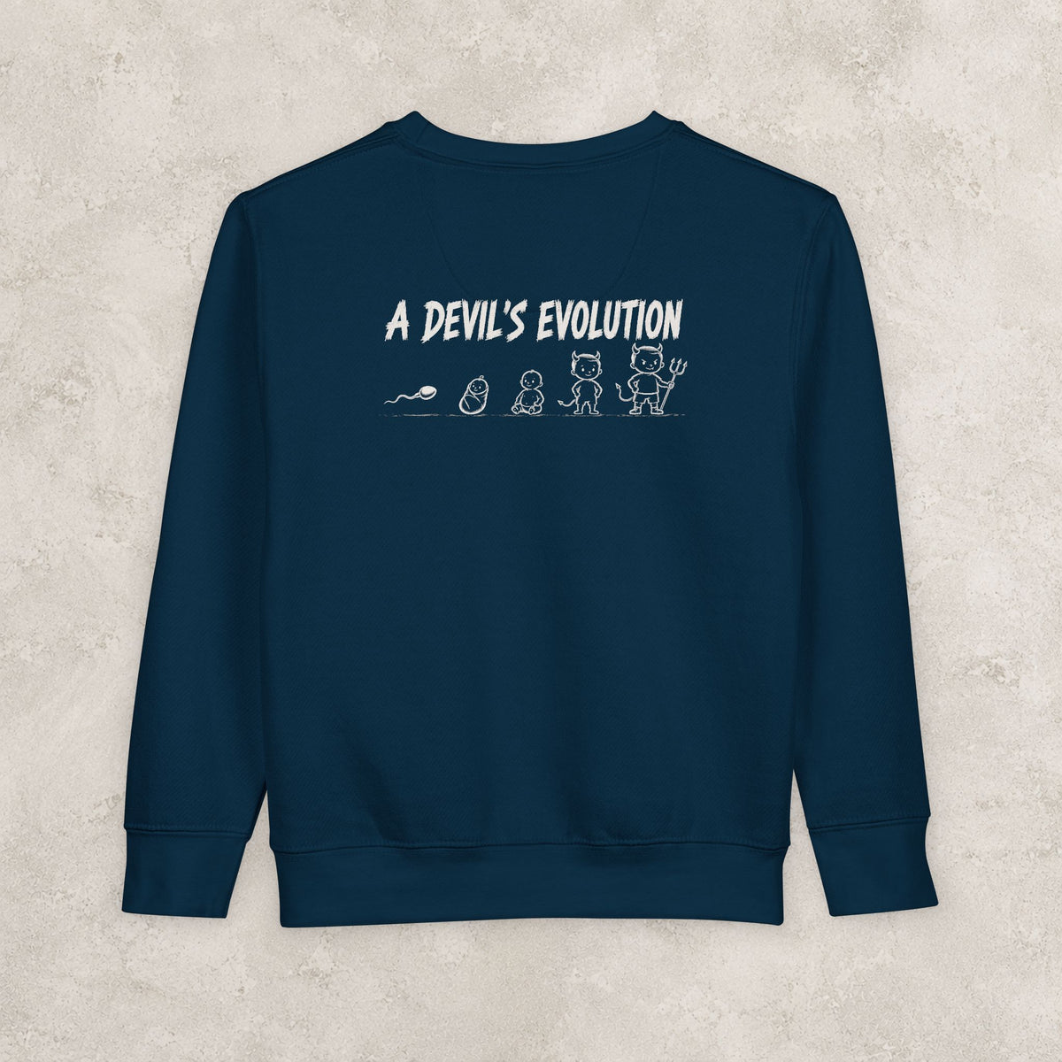 A Devil's Evolution — Toddler Sweatshirt