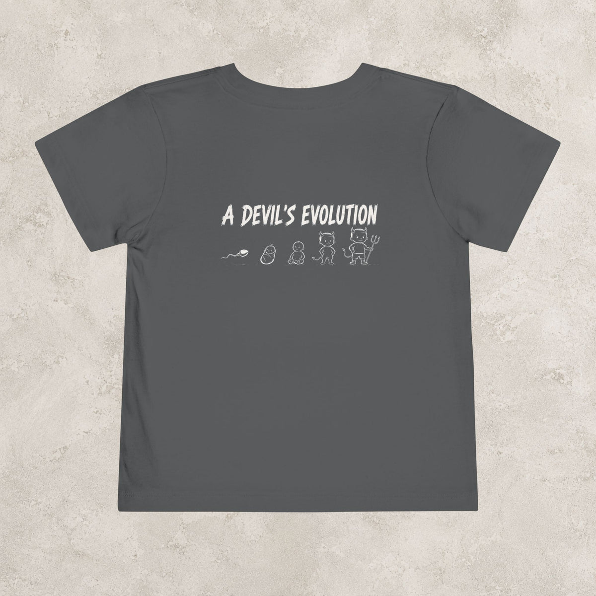 A Devil's Evolution — Toddler Tee
