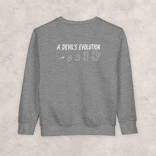A Devil's Evolution — Toddler Sweatshirt