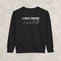A Devil's Evolution — Toddler Sweatshirt