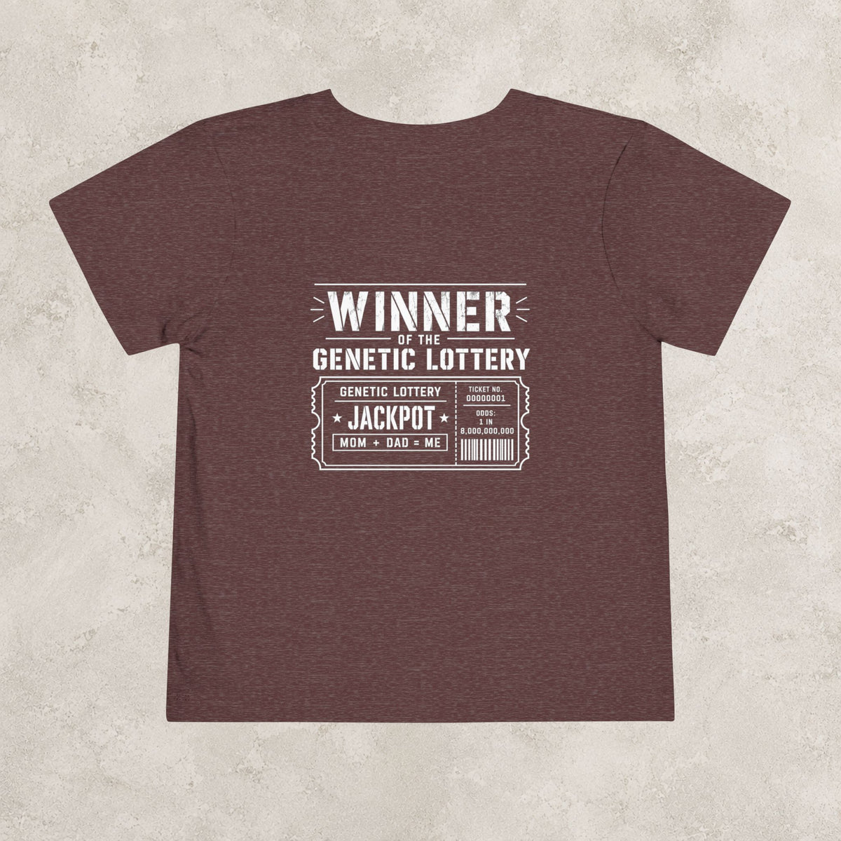 Winner of the Genetic Lottery — Toddler Tee
