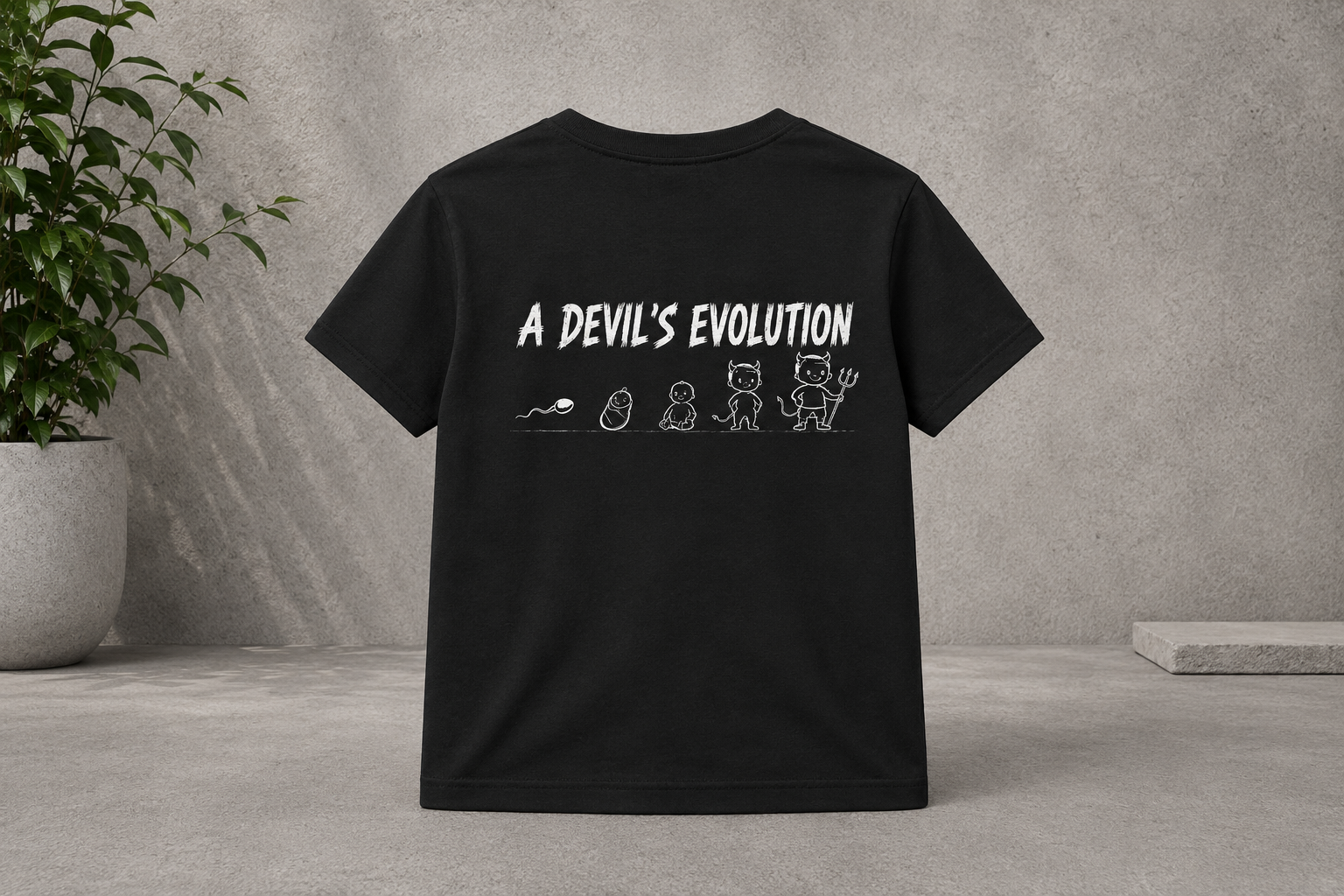A Devil's Evolution — Toddler Tee